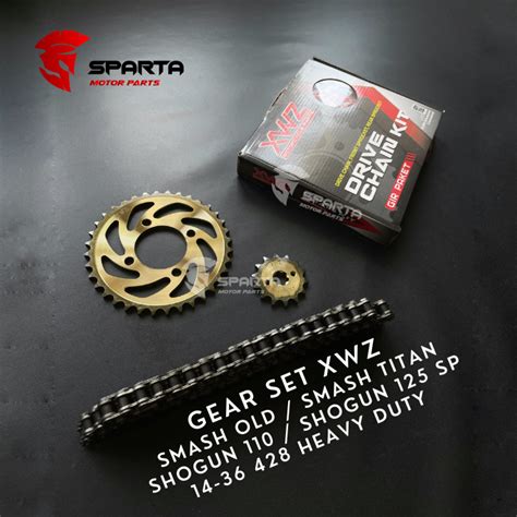 Gear Gir Set Gir Paket Smash New Smash Titan Shogun Sp Shogun