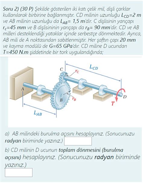 Solved Soru 2 30 P şekilde gösterilen iki katı çelik mil Chegg