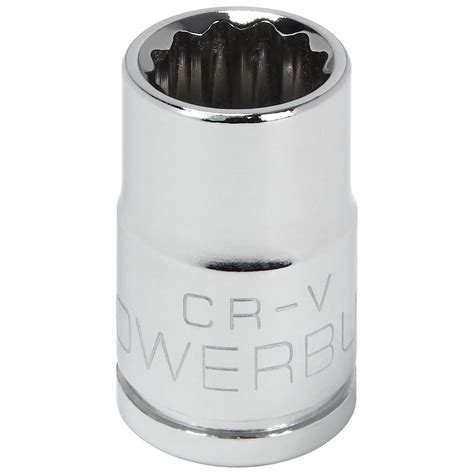 Powerbuilt Inch Drive X Mm Point Shallow Socket