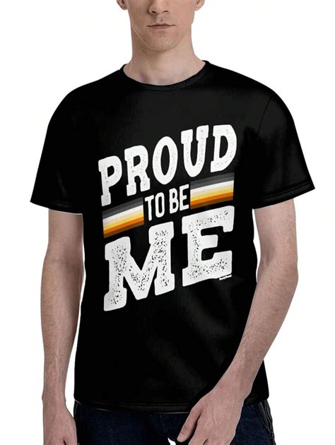 Proud To Be Me Gay Bear Pride BearlyBrand Men T Mens Shirt Bear