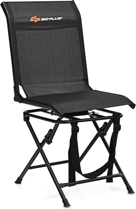 Goplus Hunting Chair 360°swivel Hunting Blind Chair With Carrying