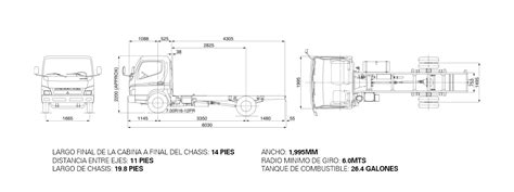 FE84 14 Pies Camiones Fuso