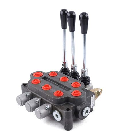 Buy Hydraulic Valve 3 Spool 25 GPM Monoblock Directional Control Valve