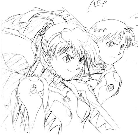 Evangelion 50 Original Concept Art And Sketches