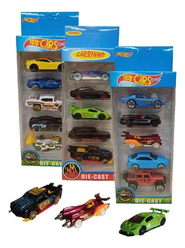 Carrinho De Ferro Estilo Hot Wheels Miniaturas Colecion Veis Parcelamento Sem Juros