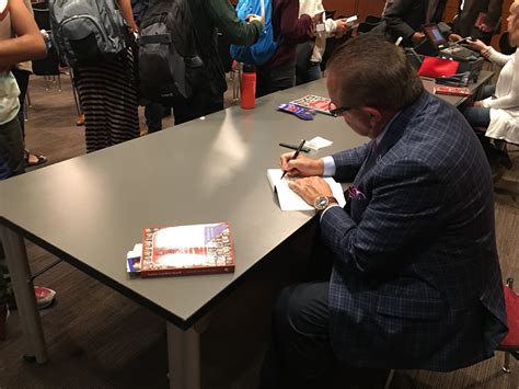 Marriott Library on Twitter: "He is now signing copies of his book. # ...