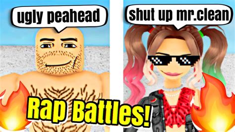 🔥roasting People In Roblox Rap Battles 4😎 Youtube