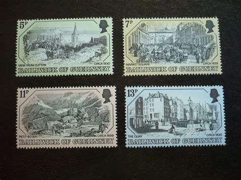 Stamps Guernsey Scott Mint Never Hinged Set Of Stamps