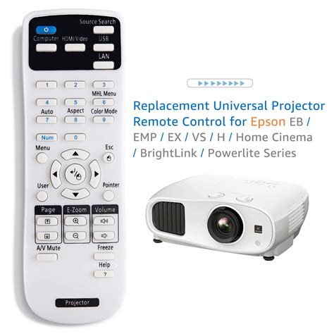 Snapklik Projector Remote Control For Epson Projectors Home