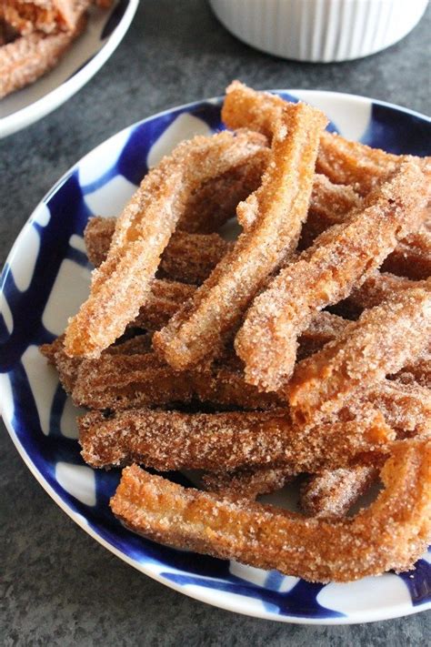 Pumpkin Spice Churros With Chocolate Dipping Sauce Always Eat Dessert