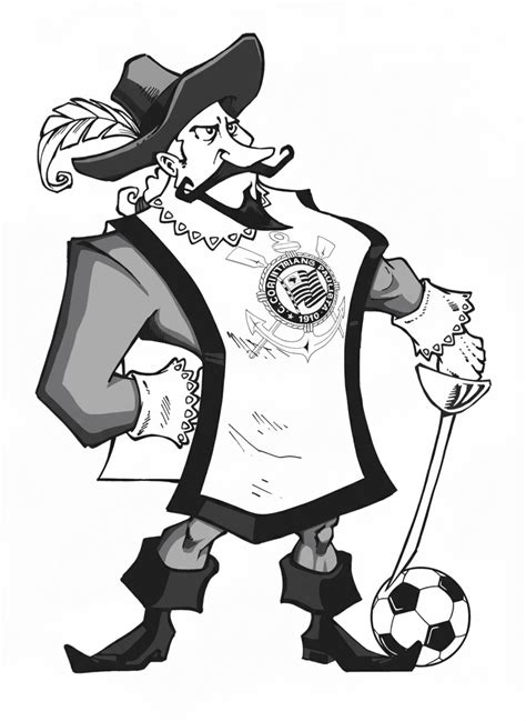 9 Desenhos do Corinthians para colorir e imprimir