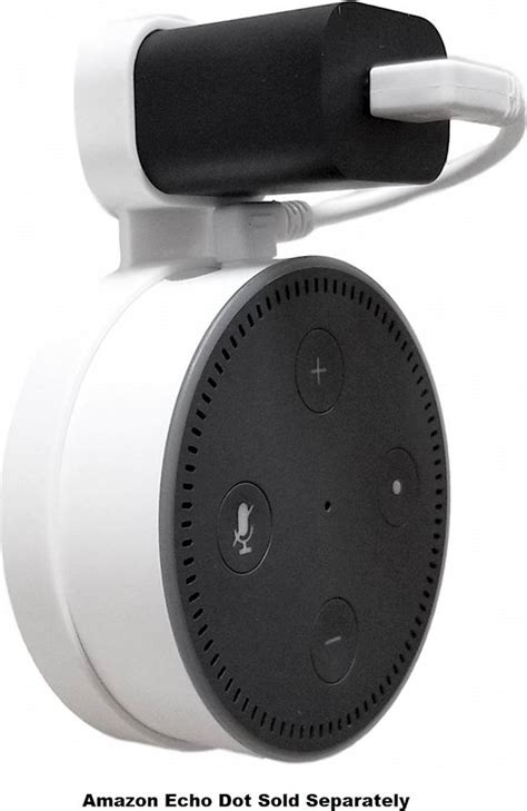 Best Buy Mount Genie The Essential Mount For Amazon Echo Dot White