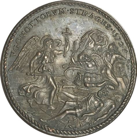 Medal Gregory Xiii Slaughter Of The Huguenots Papal States Numista