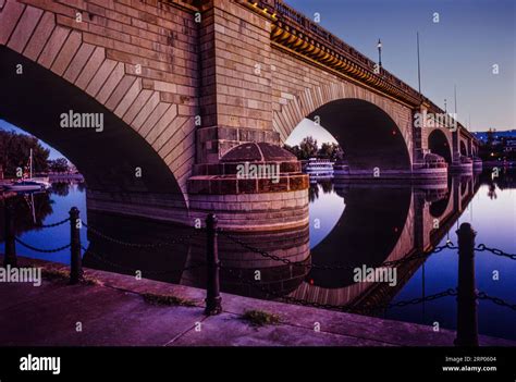 London Bridge Lake Havasu City Arizona USA Stock Photo Alamy