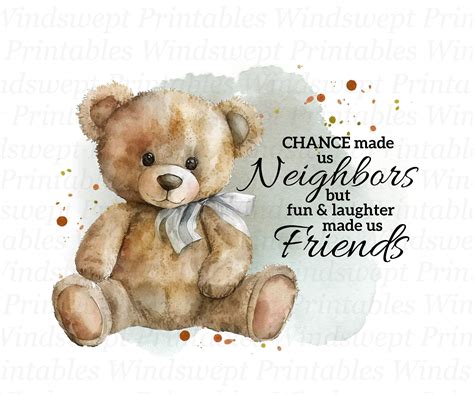 Chance Made Us Neighbors Sublimation, Made Us Friends Png, Neighbor
