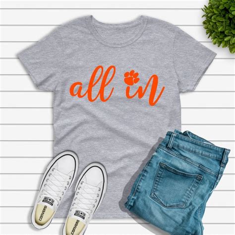 Clemson Tshirt - Etsy