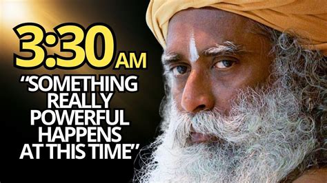 This Is Why You Wake Up At 3 30 In The Morning Sadhguru Shares The