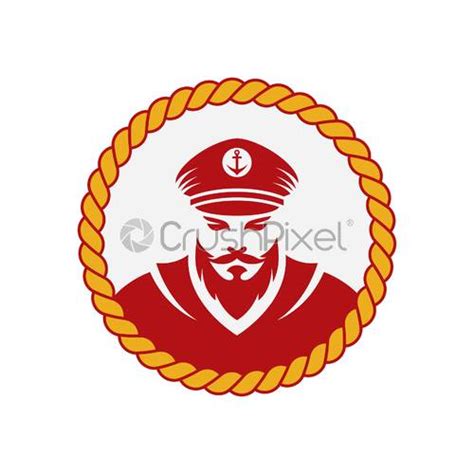 Captain Logo Images Stock Vector Crushpixel