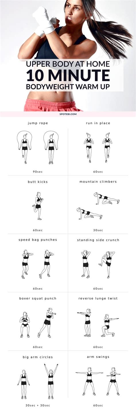 Upper Body Dynamic Warm Up Exercises Upper Body Workouts Upper Body