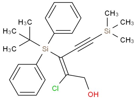 3 Tert Butyl Diphenyl Silyl 2 Chloro 5 Trimethylsilyl Pent 2 En 4 Yn