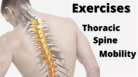 Thoracic Spine Mobility Exercise Orthopaedic Spine Surgery Singapore