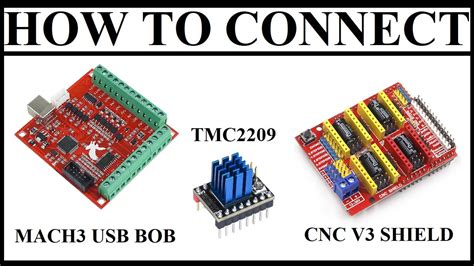 Cnc Build Part 29 Wiring Mach3 Usb Bob Cnc V3 Shield Tmc2209