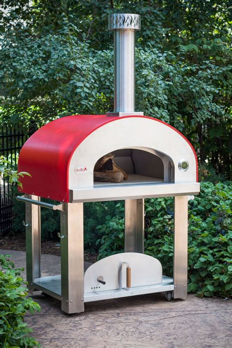 Grande Usa 36 Portable Wood Fired Pizza Oven With Cart