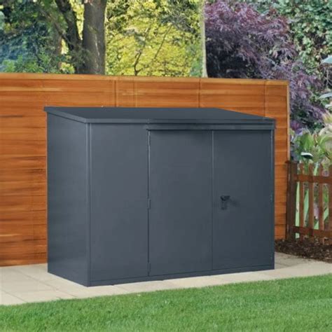 Asgard 6 X 3 Addition Bike Store Metal Security Shed Metal Sheds