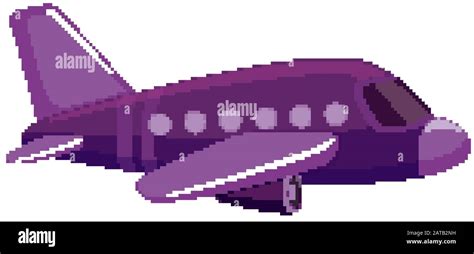 Single picture of purple airplane illustration Stock Vector Image & Art - Alamy