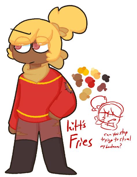 Fries | BFB Humanization by KittKattea on DeviantArt