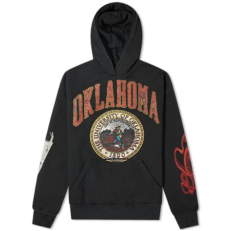 Rhude Oklahoma Hoody Black End Us