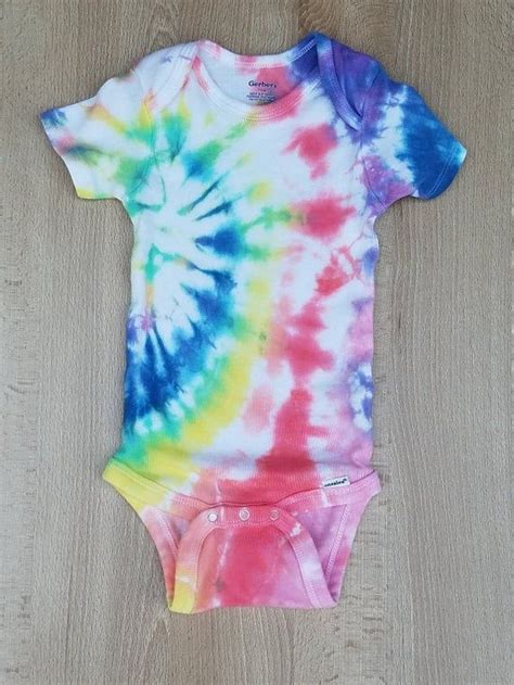 Tie Dye Onesie Size 18 Months 100 Cotton Rainbow Spiral Etsy Tie