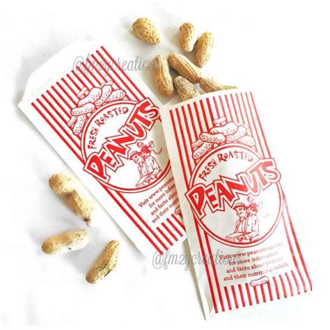 Peanut Bags Retro Monkey Peanut Bag Carnival Party Favor Etsy