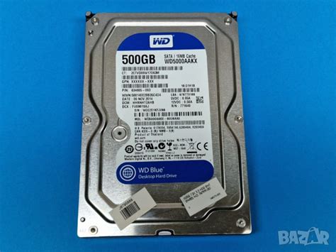 500GB хард диск за видеонаблюдение DVR или PC тествани WD WD5000AAKX в ...