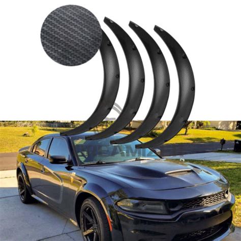 For Dodge Charger SRT SXT Fender Flares Wide Body Wheel Arches