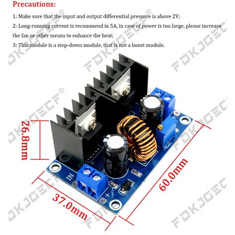 DC 4 40V 8A 200W Voltage Regulator Module Digital PWM Adjustabl DC DC