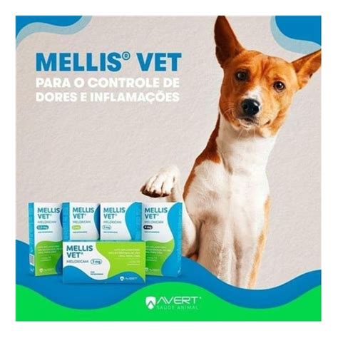 Anti inflamatório Meloxicam Mellis Vet 4mg Envio Imediato MercadoLivre