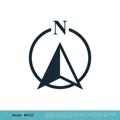 Premium Vector Compass North Point Icon Vector Logo Template