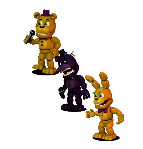 Shadow Freddy Fredbear And Spring Bonnie Fnaf World Simulator Wikia