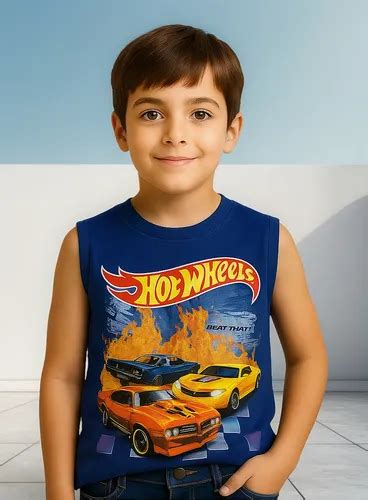 Regata Infantil Hot Wheels Carros MercadoLivre