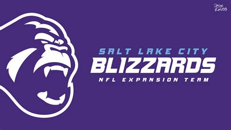 Salt Lake City Blizzards NFL Expansion Team :: Behance