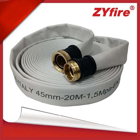 Zyfire White Industrial Flexible Hose Lined EPDM For Marine Fire