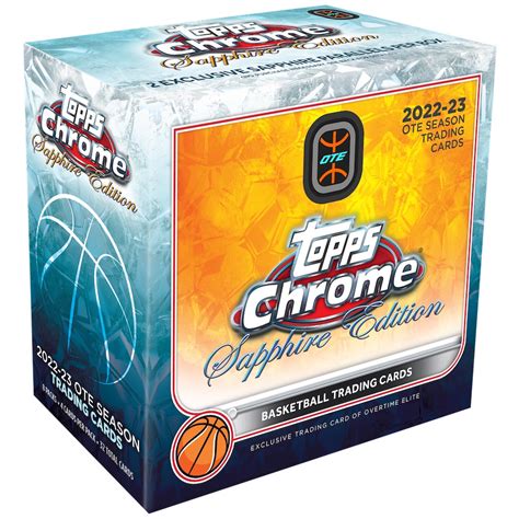 2022-23 Topps Chrome Sapphire OTE Basketball Checklist, Info