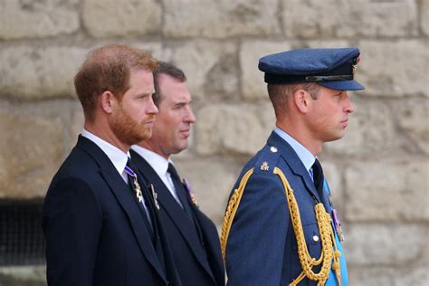 William And Harry Side By Side On Queens Final Journey The Standard