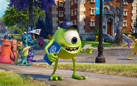 Mike Wazowski Hd Wallpaper From Monsters University