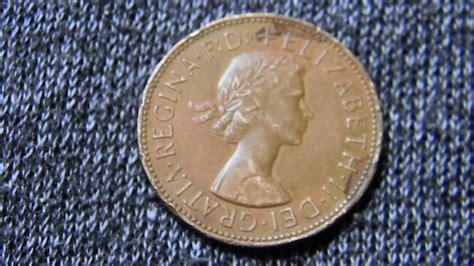 Conoce La Moneda Inglesa 1 Penny 1964 Inglaterra Youtube