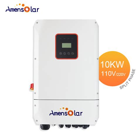 Amensolar Factory OEM 5 Years Warranty 120V 10kw Best Hybrid Inverter