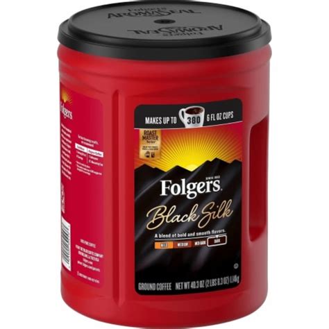 Folgers Black Silk Dark Roast Ground Coffee Oz Ralphs