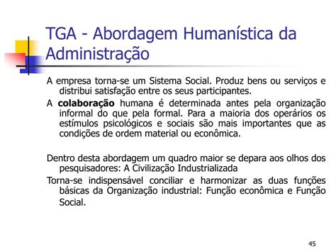 Ppt Teoria Geral Da Administra O Powerpoint Presentation Free