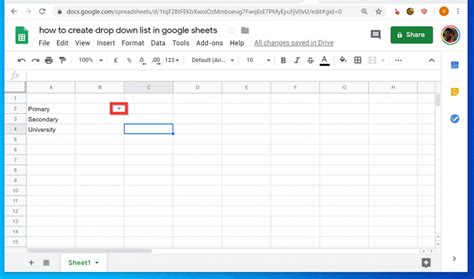 COMMENT CRÉER UNE LISTE DÉROULANTE DANS GOOGLE SHEETS À PARTIR D UN PC